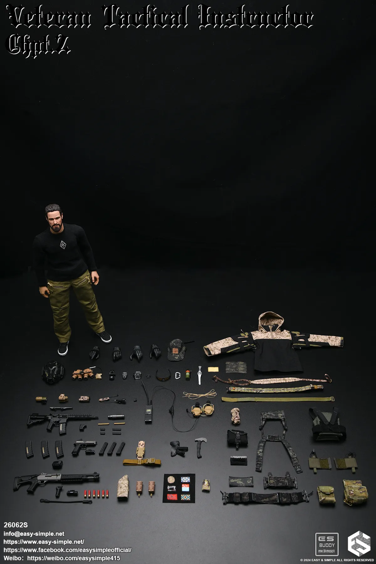 military - NEW PRODUCT: Easy & Simple Veteran Tactical Instructor Chapter II 26062S Format,webp