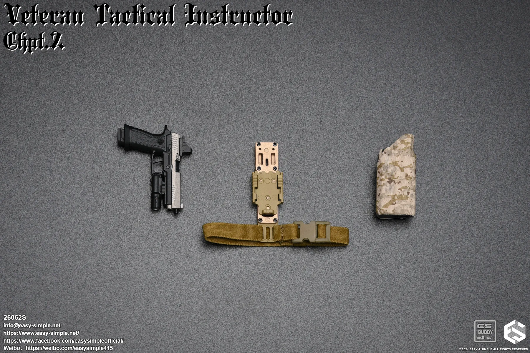 military - NEW PRODUCT: Easy & Simple Veteran Tactical Instructor Chapter II 26062S Format,webp