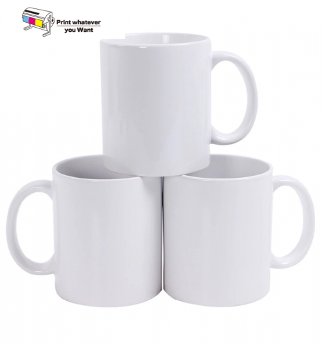 Белые чашки на 11 унций для сублимации