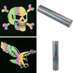 Rainbow reflective Heat Transfer Vinyl