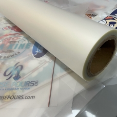 Single side, hot peel, 60cm*100m, DTF pet film for latex printer/DTF SOLUTION