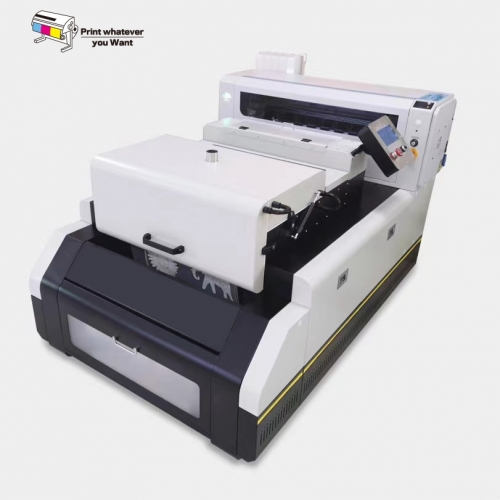 NOVA CHEGANDO PW600 60CM impressora e abanador de pó tudo em uma máquina impressora DTF com 2 * cabeças de impressão i3200