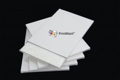 PrintWant A3 Hoja Película de PET DTF mate doble despegable en caliente con caja de color blanca o personalizada y logotipo personalizado