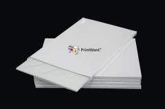 PrintWant A3 Hoja Película de PET DTF mate doble despegable en caliente con caja de color blanca o personalizada y logotipo personalizado