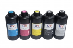 1 Liter 1000ml Neutral UV DTF Ink Wraps CMYK+W+Varnish+LC+LM RIGID UV Ink For UV DTF Printing Transfer