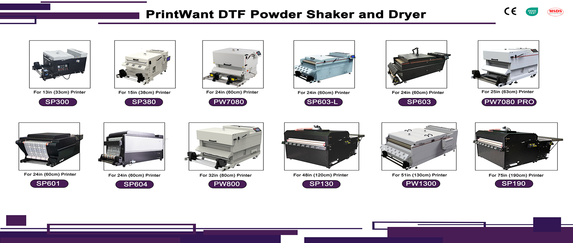 DTF Powder Shaker