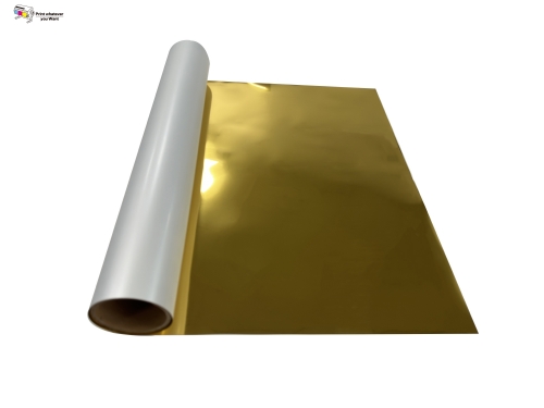 PrintWant 3D Effect Cold Peel Gold Golden DTF Foil For DTF Print Transfer