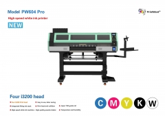 PrintWant PW604 Pro 4 Pieces i3200 Print Heads DTF White Ink Printer
