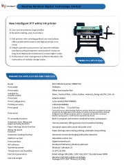 PrintWant PW602 Pro 2 Pieces Print Heads Direct To Film Transfer Printer