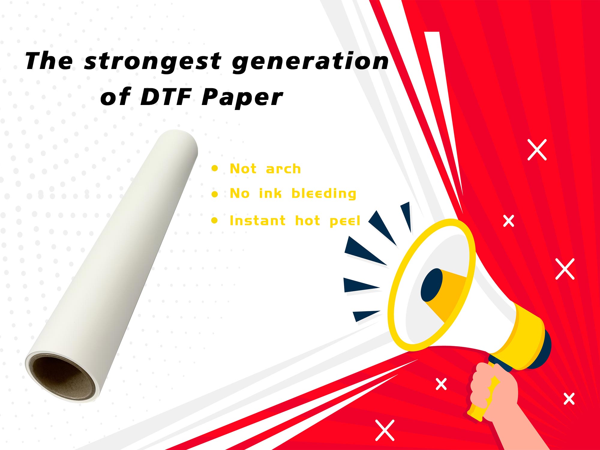 Excelente rendimiento del papel DTF de PrintWant