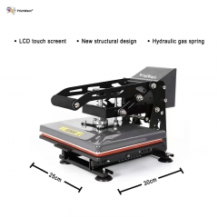 Máquina de prensa térmica PrintWant 25*30cm mini para transferência DTF