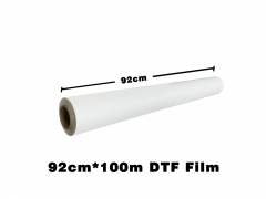 PrintWant 92cm 36 inch Double Sided Matte Real Instant Hot Peel DTF Transfer PET Film For Printing