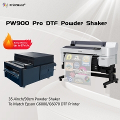 PrintWant 90cm 35inch DTF Powder Shaker PW900/PW900 Pro To Match With EPSON G6070 DTF Printer