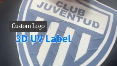 PrintWant 3D UV Film Custom Logo 3D UV Label Sticker