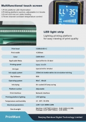 PrintWant 3D UV Printer PW301-UV 3D Silicone Style Patches Digitally Printed For Textile Applications