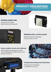 PrintWant 3D UV Printer PW301-UV 3D Silicone Style Patches Digitally Printed For Textile Applications