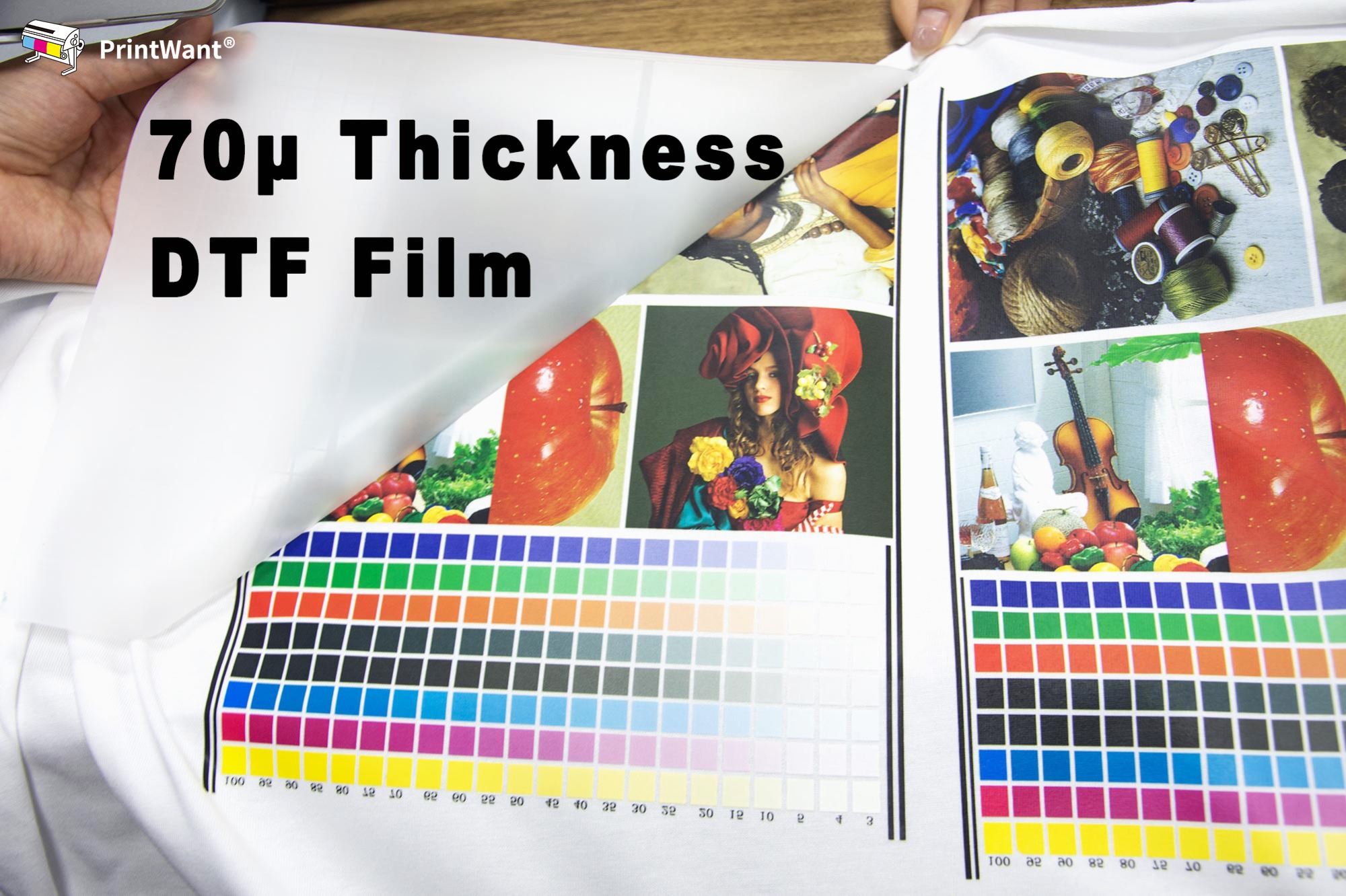 PrintWant 70μ DTF Film: The Ultimate Solution for High-Efficiency, High-Quality Textile Printing