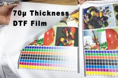 Instant Hot Peel Double Matte 70μ Thickness DTF PET Film