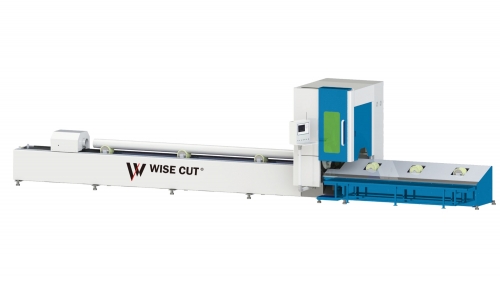 Steel Tube Pipe Fiber Laser Cutting Machine