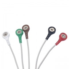 Comen 5 Lead Fixed ECG Cable - Snap Connector (G5155S)