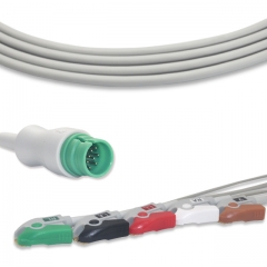 Primedic 5 Lead Fixed ECG Cable - Pinch Connector (G5159P)