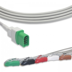 Mindray-Datascope 5 Lead Fixed ECG Cable - Pinch Connector (G5145P)