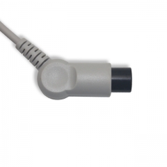 General 6 pins 3 Lead Fixed ECG Cable - Pinch Connector (G3101P)