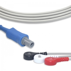 Cretiv 3 Lead Fixed ECG Cable - Snap Connector (G3127S)