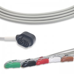 Zoll 5 Lead Fixed ECG Cable - Pinch Connector (G51119P)