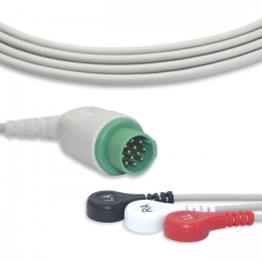 ARROW 3 Lead Fixed ECG Cable - Snap Connector (G31115S)