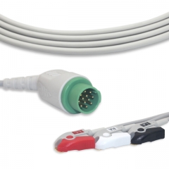 ARROW 3 Lead Fixed ECG Cable - Pinch Connector (G31115P)