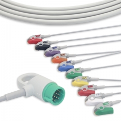 Medtronic-Physio 10 Lead Fixed ECG Cable - Pinch Connector (G1115P)