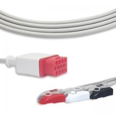 Bionet 3 Lead Fixed ECG Cable - Pinch Connector (G3149P)