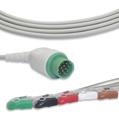 ARROW 5 Lead Fixed ECG Cable - Pinch Connector (G51115P)