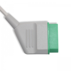 Nihon Kohden 3 Lead Fixed ECG Cable - Pinch Connector (G3122P)