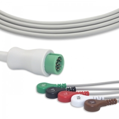 Mindray 5 Lead Fixed ECG Cable - Snap Connector (G5118S)