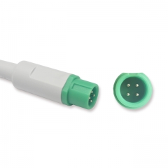 Biolight 3 Lead Fixed ECG Cable - Pinch Connector (G31117P)