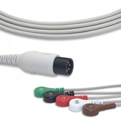 Comen 5 Lead Fixed ECG Cable - Snap Connector (G5132S)