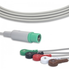 Drager-Siemens 5 Lead Fixed ECG Cable - Snap Connector (G5131S)