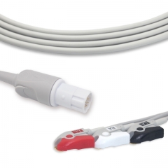 Drager 3 Lead Fixed ECG Cable - Pinch Connector (G31116P)