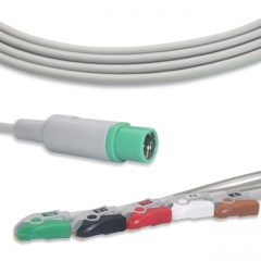 Drager-Siemens 5 Lead Fixed ECG Cable - Pinch Connector (G5131P)