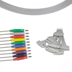 Philip 10 Lead EKG leadwire - Banana Connector (K114PH)