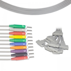 Philip 10 Lead EKG leadwire - Needle Connector (K113PH)