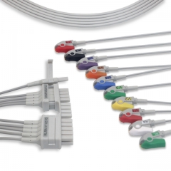 Mortara 10 Lead EKG leadwire - Pinch Connector (K111MT)