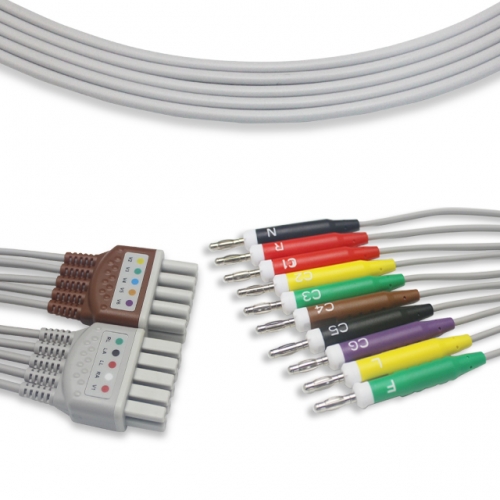 Mindray 10 Lead EKG leadwire - Banana Connector (K114MD)