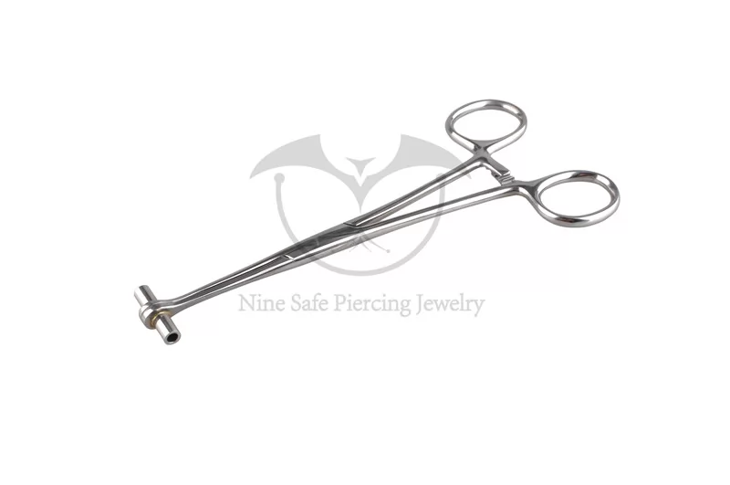 Nine Safe Piercing Tongue Forceps PN14