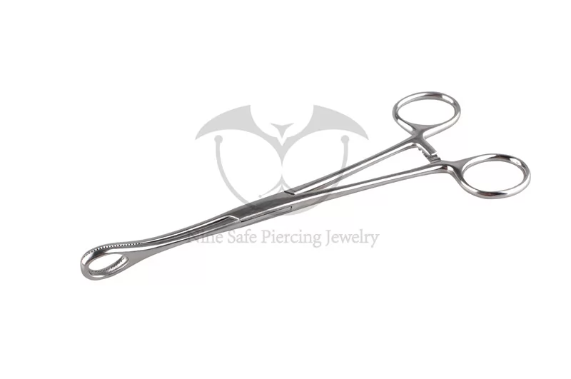 Nine Safe Piercing Slotted Navel Clamp - Close Mouth PN15