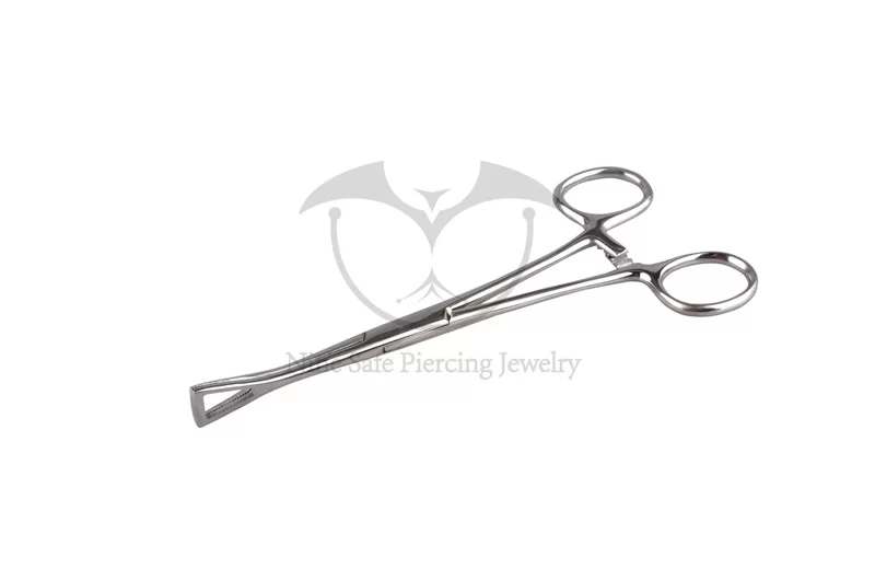 Nine Safe Piercing Slotted Pennington Forceps - Open Mouth !! PN19