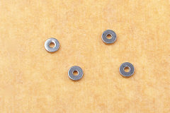 Piercing Tool ASTM F136 Titanium Gasket for Diameter 4mm Thickness 1mm Hole 1.3mm Use in 16G Labret or Barbells Piercing jewels PT107