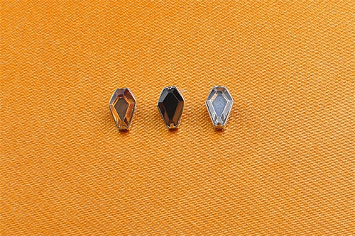 Wholesale designer earrings ASTM-F136 titanium Three color succinite 6.8 mm star earrings for Women Fashion  Earring Jewelry--P143